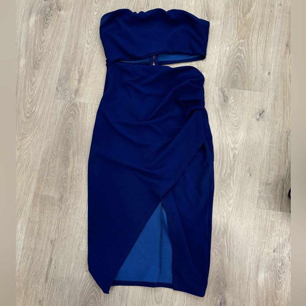 Fashion nova slit dress size large